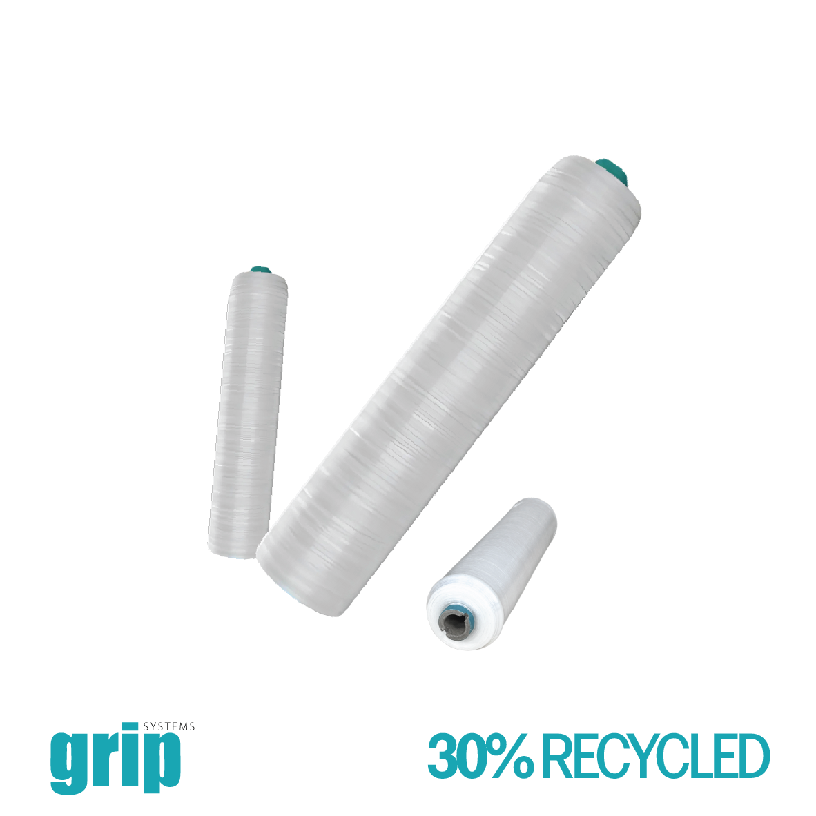 30% recycled grip pallet wrap