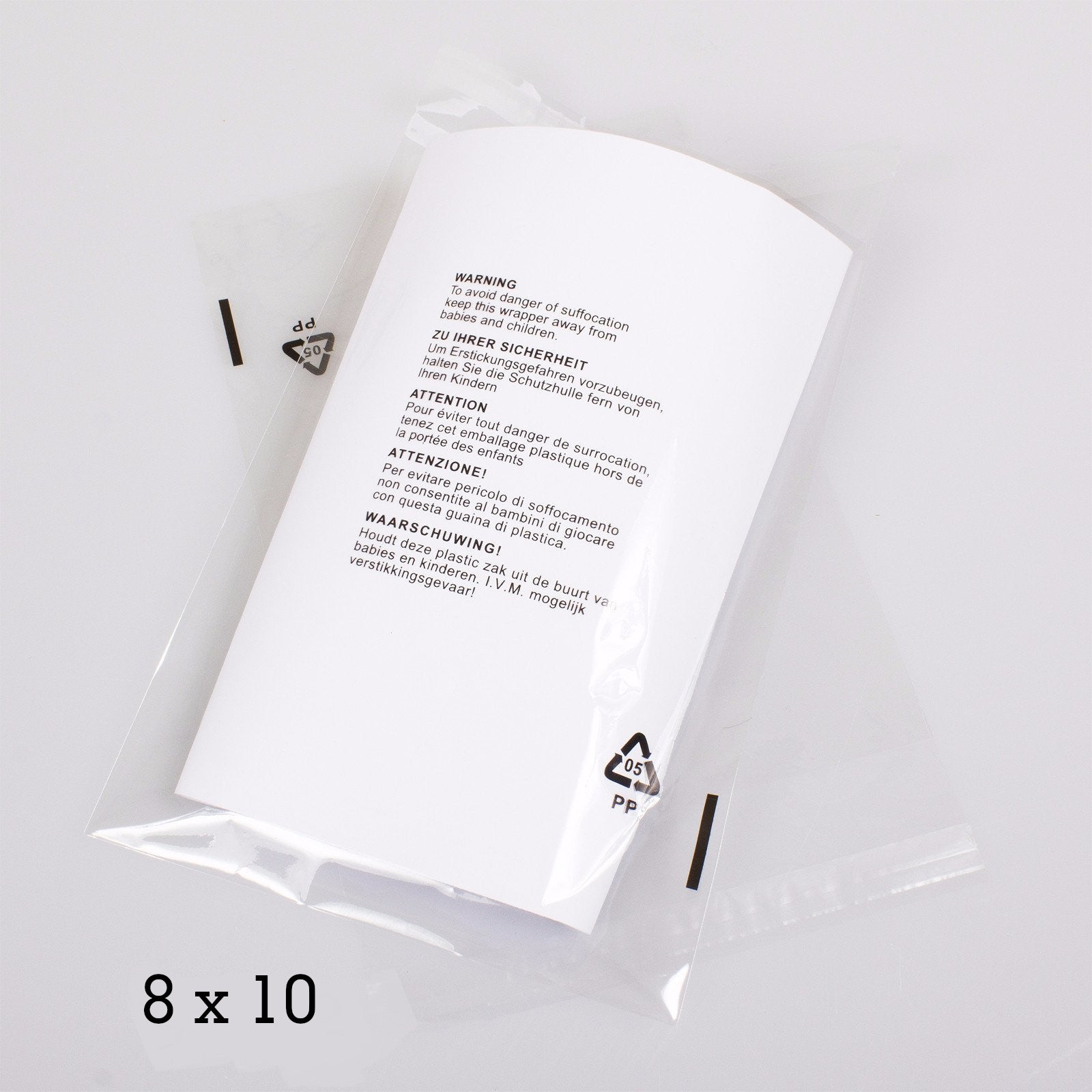 Clear Garment Bag (8x10 inch/20.3x25.4cm) – SR Mailing Ltd